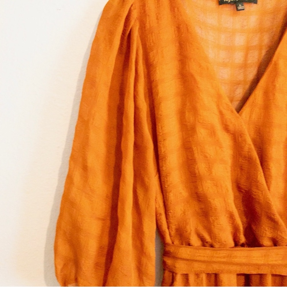 Orange/rust Midi Dress size large